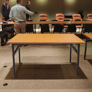 <span class=keywords><strong>Mesa</strong></span> Rectangular Plegable Laminada Moderna para Salón de Banquetes de Hotel YC-T07L - Product Image 1