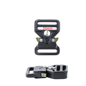 Hebilla de Cinturón de Liberación Rápida de Aleación de Zinc de Alta Calidad, Diámetro Interior Ajustable de 20 mm - Product Image 1