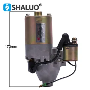 QDJ113 12V 0.25KW Gasoline Engine Electric Motor Starter Apply 5.5hp 168F 170F Diesel Engine Starter Motor Scooter Kit Parts