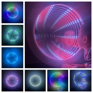 Specchio Infinito Rotondo a LED per Stimolazione Sensoriale e Calma dei Bambini - Giocattolo Educativo - Product Image 2