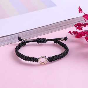 Noeud d'amour celtique exquis pour hommes fabriqués à la main pour Bracelet Style Vintage étoile hexagonale noeud plat accessoire idée cadeau parfaite - Product Image 6