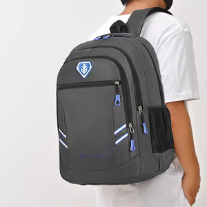 Linglunao Men's <b>Backpack</b> <b>Large</b> Capacity Waterproof Lightweight Business Travel Outdoor Sports Laptop Bag 20-35L Solid Color - Product Image 3