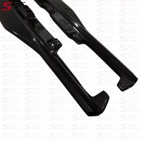 SPC jupes latérales en Fiber de carbone pour Benz AMG GT 2015-2018 becquet de lèvre latérale en Fiber de carbone pour Mercedes Benz AMG GT Kit de carrosserie pièces de voiture