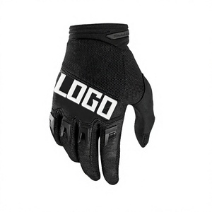 Gants de course à doigts complets avec logo, en maille respirante, pour motocross, extérieur, unisexe, fermeture auto-agrippante, personnalisables, compatibles écran tactile - Product Image 3