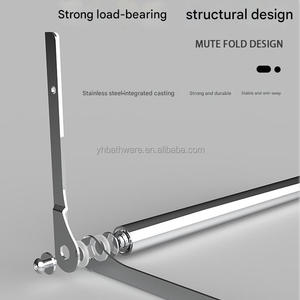 Siège de <span class=keywords><strong>douche</strong></span> pliable mural en ABS et acier inoxydable, chaise de <span class=keywords><strong>douche</strong></span> rabattable, banc de salle de bain <span class=keywords><strong>pour</strong></span> personnes âgées et handicapées - Product Image 6