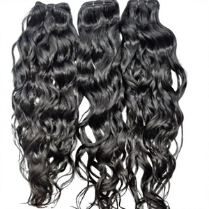 Prix d'usine Extensions de cheveux vierges bruts non traités, double trame machine, raides crépus et ondulés profonds, lots de cheveux humains - Product Image 2