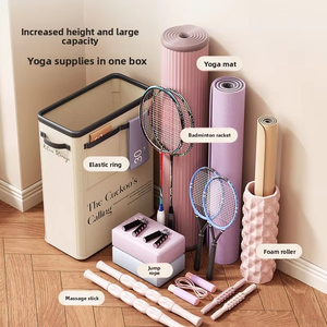 Caja de Almacenamiento Plegable Cuadrada de Tela MIXWARES con Asas, Organizador de Almacenamiento Plegable para el Hogar, para Equipo Deportivo, <span class=keywords><strong>Yoga</strong></span> y Armario - Product Image 5