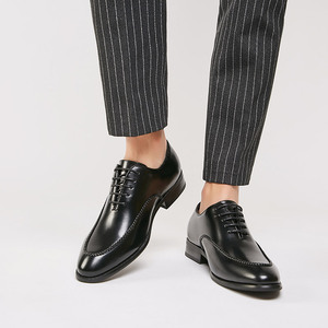 Chaussures habillées en cuir véritable de style britannique de luxe pour hommes, à lacets, grandes tailles, pour les occasions formelles, les fêtes et le bureau - Product Image 5