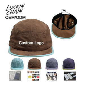หมวกเบสบอลทรงเรโทรแบบ OEM ลุคทำเก่า ซักล้างได้ ทรงนิ่มไม่แข็ง 6 แผง แบบ Dad Cap ปักลายได้ตามสั่ง หลายสี ระบายอากาศได้ดี - Product Image 1
