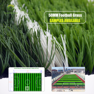 Échantillons gratuits gazon artificiel de football bicolore à <span class=keywords><strong>prix</strong></span> abordable pour terrain de football aire de jeux extérieure - Product Image 5