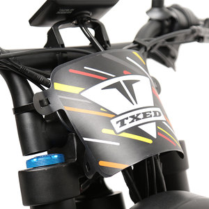 Motocicleta Eléctrica Híbrida de Alta Velocidad con Motor sin Escobillas de 52V 1200W, Doble Batería, 9 Velocidades y Amortiguador Trasero - Product Image 6