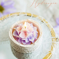 Ensemble de bougies parfumées florales modernes faites à la main, cadeau pour femmes et décoration d'intérieur