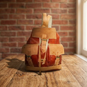 Sac bandoulière en cuir véritable, style classique, unisexe, poignée souple, couleur naturelle - Product Image 4