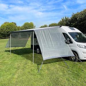 Bâche PVC pour <span class=keywords><strong>camping</strong></span>-<span class=keywords><strong>car</strong></span> <span class=keywords><strong>camping</strong></span>-<span class=keywords><strong>car</strong></span>, caravane, remorque, pare-soleil, maille en plastique PVC pour la protection solaire - Product Image 6