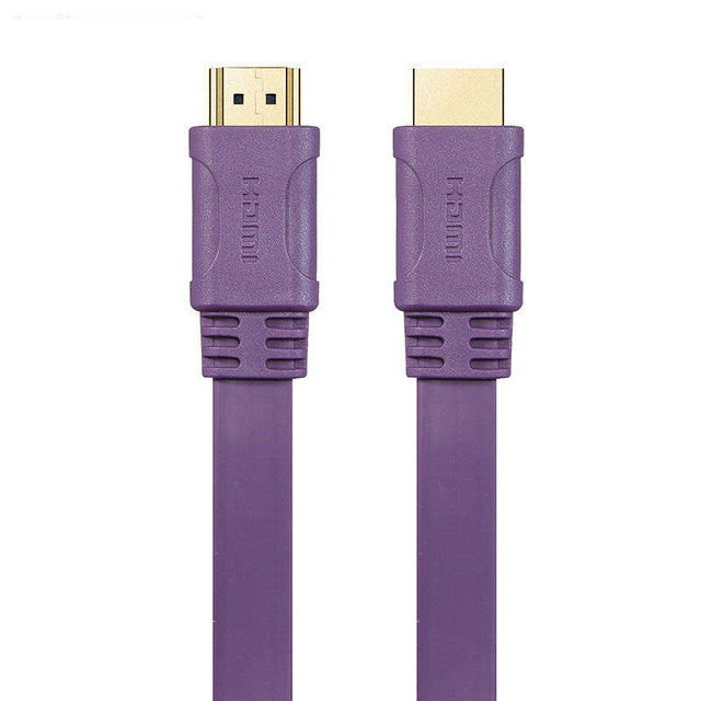 Custom Color 2.0V High Speed 18Gbps HDMI Cable 1.5 Meter 4K 60Hz Flat HDMI Cable