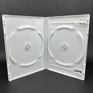 Boîtier polyvalent en plastique de 14 mm pour CD/DVD, avec couvercle d'insertion, léger et portable, pour la maison et la voiture - Product Image 1