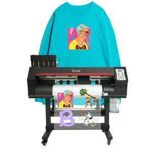 Locor - 2 cabezales I3200 de 60 cm/70 cm para impresora DTF de película PET para camisetas, precio de la máquina de impresión - Product Image 1