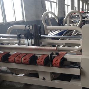 เครื่องผลิตกล่องกระดาษลูกฟูก สายการผลิตพร้อมเครื่องพับกาวข้างกล่อง - Product Image 6