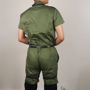 Arnés de cuero sintético negro para hombre con tirantes, correa de hombro, arnés de pecho y cinturón de cadena ajustable, estilo punk <span class=keywords><strong>gay</strong></span> para discoteca/disfraz - Product Image 4