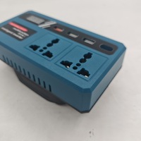 Onduleur intelligent à batterie lithium 18-21V, alimentation de charge AC220V/Type-C et double interface USB 5V pour moteur