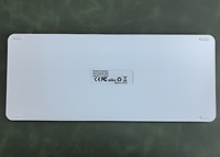 Teclado Inalámbrico Recargable Ultrafino de 78 Teclas con Interruptor de Tijera, Modo Dual Bluetooth 2.4G, Portátil, para Mac y Windows