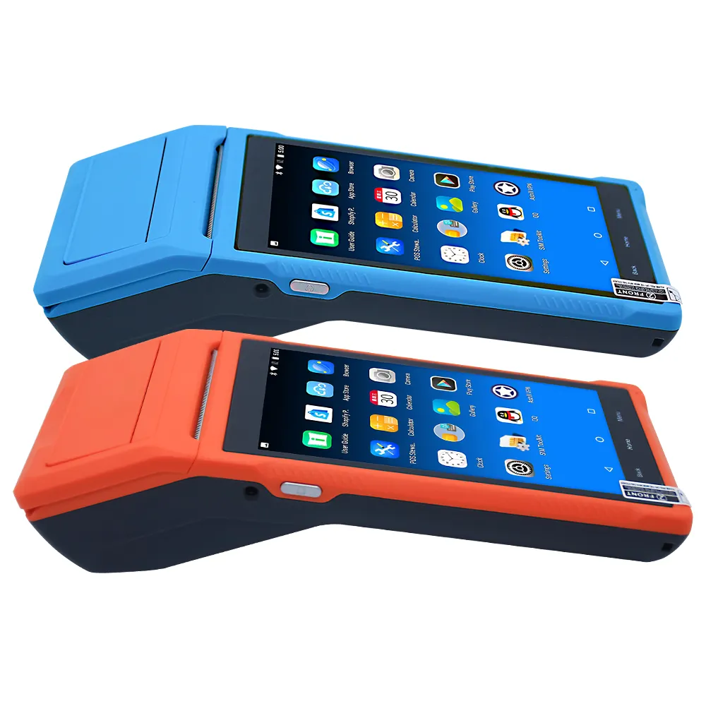 Produits populaires H8c Pos Machine 2gb + 16gb Portable Pos Terminal Android 11 Pos