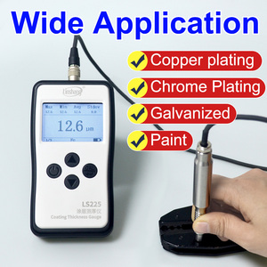 เครื่องทดสอบความหนาของผิวเคลือบเกรดมืออาชีพ LS225เกจวัดความหนาเคลือบสังกะสีโครเมี่ยมที่มีความแม่นยำ F500สำหรับสลักเกลียว - Product Image 4