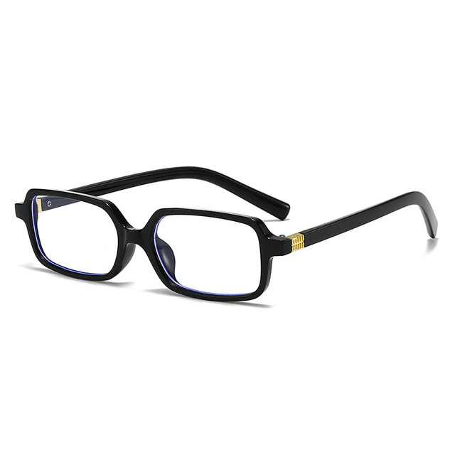 Zhang Yuanying Style New Nerd Square Full Frame Glasses Frame UV400 Anti-blue Light Children's Fashionable Literary Sunglasses