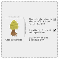 Pegatinas Originales de Animales de Dibujos Animados para Niños, Pegatinas Educativas en Inglés, Resistentes al Agua, Lindas Calcomanías para Decorar, DIY, Álbumes de Recortes, Cuadernos