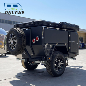 Remorque de voyage en aluminium pour camping-car automotrice de luxe 4x4 caravane pour camping et camion camping-car auto-alimenté à vendre - Product Image 4