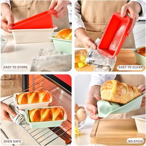 <span class=keywords><strong>Moule</strong></span> <span class=keywords><strong>à</strong></span> pain en silicone écologique de grande taille fait maison, antiadhésif, pour la cuisson et la décoration de gâteaux - Product Image 6