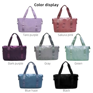 Venta al por mayor o personalizado expandible hombro Weekender Bolsa <span class=keywords><strong>De</strong></span> noche <span class=keywords><strong>viaje</strong></span> lona deportes bolsos gimnasio bolsa <span class=keywords><strong>de</strong></span> <span class=keywords><strong>mano</strong></span> para avión - Product Image 4