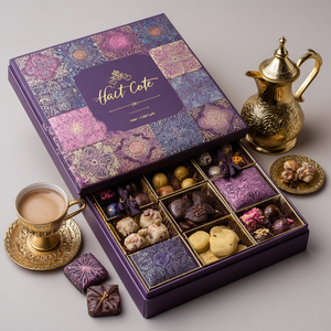 Tùy chỉnh cao cấp hộp quà tặng cho các lễ hội khác nhau bao bì chất lượng cao có tính năng dập nổi không thấm nước miếng bọt biển lót thư mục - Product Image 2