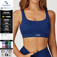 Soutien-gorge de sport sans dos pour femme, personnalisable avec logo OEM, bretelles réglables, en Spandex/Nylon, extensible dans quatre directions, respirant, taille XL