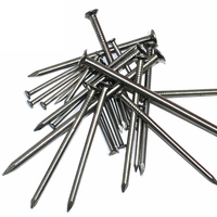 1 pouce, 2 pouce, 3 pouce, 4 pouce, clous en fil de fer rond lisse et brillant, boîte de 10kg