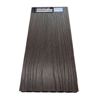 AW012 Revêtement de sol WPC moderne facile à installer, antidérapant, imperméable, résistant aux UV, panneaux muraux extérieurs pour jardin et parc