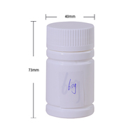 Bocaux en HDPE noir mat de qualité supérieure avec bouchon à vis hermétique 6oz 80oz 10oz