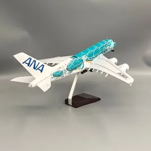 ของขวัญสุดฮิต ไฟ LED กระพริบ 47 ซม. โมเดลเครื่องบินขนาดใหญ่ Airbus A320 <span class=keywords><strong>A330</strong></span> A350 A380 พร้อมล้อ - Product Image 3