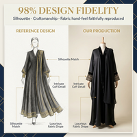 Abaya de luxe personnalisée à imprimé cachemire avec franges, robe longue modeste, ensemble hijab, caftan islamique musulman pour femme, pour l'Aïd, les fêtes et les mariages, OEM