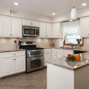 Armoire de cuisine avec panneau surélevé en bois, placard de cuisine, nouveau produit, 2020 - Product Image 3