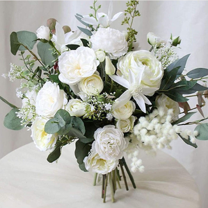 Tallos de eucalipto a granel dólar de plata hojas verdes artificiales tallos ramas de plantas para boda Decoración de mesa para el hogar - Product Image 3