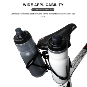 RIDERACE-Portabotellas para bicicleta, extensor de jaula, bicicleta de sillín de aleación de aluminio, soporte doble para botellas, adaptador portabotellas para ciclismo - Product Image 5