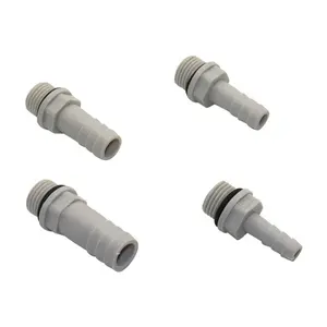 Plastik hortum bağlantısı dikenli Tail1/8 "1/4" 1/2 "3/4" BSP erkek konu adaptörü Pagoda konektörü ortak kaplin boru bağlantı parçaları