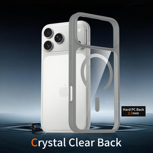 Funda Transparente para Teléfono Móvil, <span class=keywords><strong>Precio</strong></span> de Fábrica, Magnética, Antigolpes, Antiarañazos, Carcasa Rígida, Venta al Por Mayor para iPhone 16 17 18 Pro Max - Product Image 2