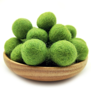 Amante — décoration <span class=keywords><strong>de</strong></span> noël, 100% boules en feutre <span class=keywords><strong>de</strong></span> <span class=keywords><strong>laine</strong></span> pour pom pom, fait main, 2cm 3cm 1.5cm, en stock, couleur riche, <span class=keywords><strong>rouge</strong></span>, vert, bon marché - Product Image 3