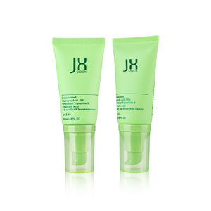 エアレスローションポンプ付きの詰め替え可能な空のプラスチックPEハンドクリームボディローションソフト化粧品包装チューブ - Product Image 2