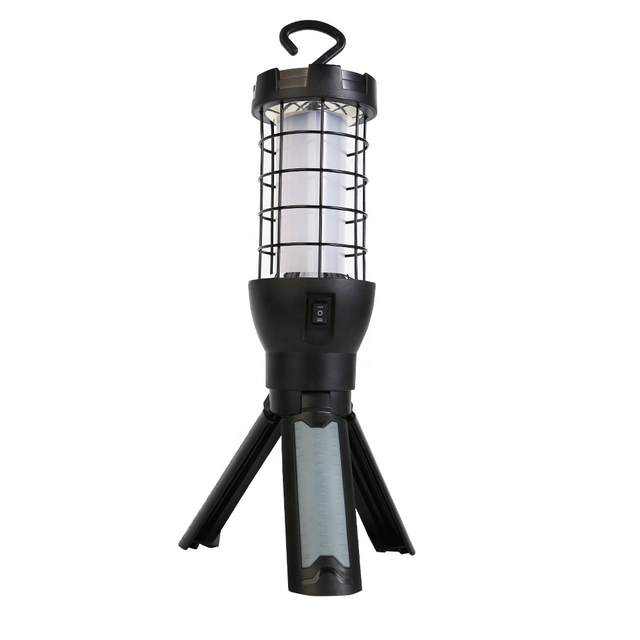 Super Bright 650 Lumen Adjustable USB Rechargeable 360 Cob Camping Work Led Light Lamp Tripod with Hook