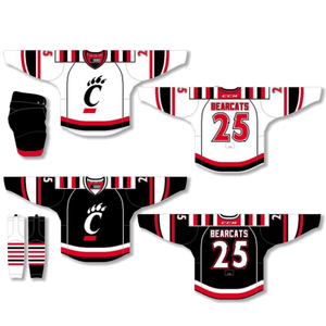 Ropa Deportiva de Entrenamiento Profesional de Poliéster OEM con Logotipo Personalizado Bordado, Jersey de Hockey Juvenil Totalmente Sublimado Vintage - Product Image 3