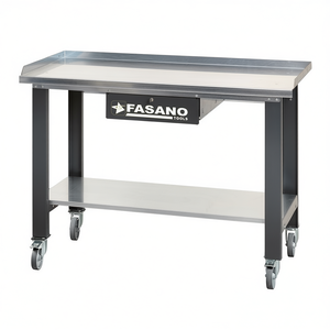 Fasano Tools Workbench 48 In X 30 In Steel Top With <b>Drawer</b> And Shelf Mobile <b>Workshop</b> Table - Product Image 2
