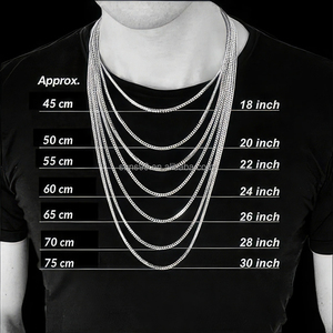 Collana incisa in oro placcato 18K Nickle Free <span class=keywords><strong>per</strong></span> <span class=keywords><strong>lui</strong></span> fidanzato marito regalo di San Valentino <span class=keywords><strong>per</strong></span> <span class=keywords><strong>lui</strong></span> regalo di <span class=keywords><strong>anniversario</strong></span> <span class=keywords><strong>per</strong></span> <span class=keywords><strong>lui</strong></span> - Product Image 6